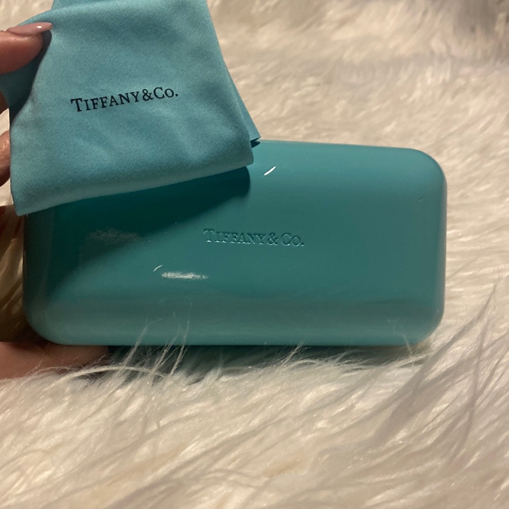 Tiffany and Co. Sunglass case & glass wipe